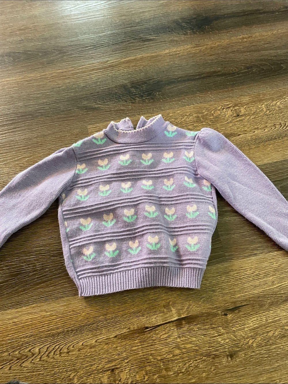 Vintage girl sweater nanas pet brand age 4